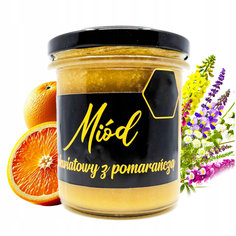 MIÓD Z POMARAŃCZĄ 400g